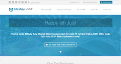 Desktop Screenshot of pandahost.co.uk